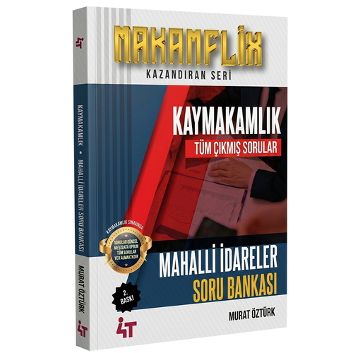 MAKAMFLİX Kaymakamlık Mahalli İdareler Tüm Çıkmış Sorular Soru Bankası 4T Yayınları 2026