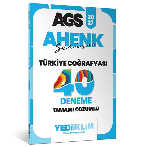 MEB AGS Ahenk Serisi Tamamı Çözümlü 40 Deneme Yediiklim Yayınları 2027