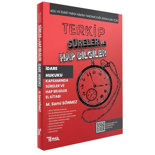 TERKİP İdare Hukuku Süreler ve Hap Bilgiler Temsil Kitap Yayınları 2023
