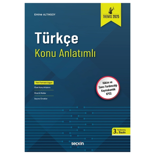 THEMIS Türkçe Konu Anlatımı - Emine Altınsoy 2025