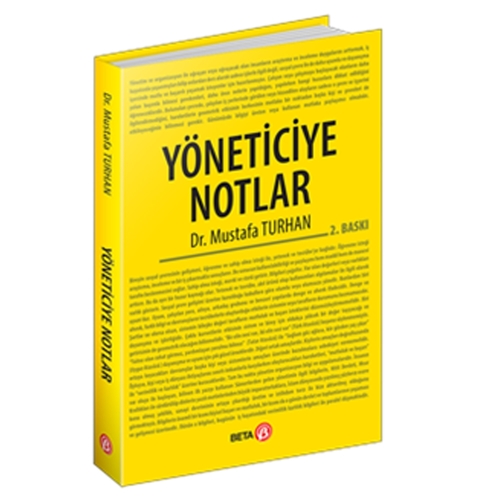 Yöneticiye Notlar - Mustafa Turhan