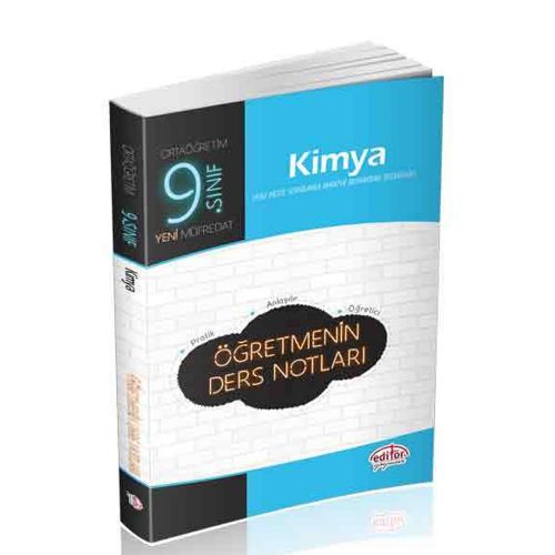 9. Sınıf Kimya Öğretmenin Ders Notları Editör Yayınları