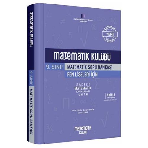 9. Sınıf Matematik Soru Bankası Fen Liseleri İçin Matematik Kulübü Yayınları