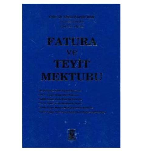 Fatura ve Teyit Mektubu - Oğuz Kürşat Ünal