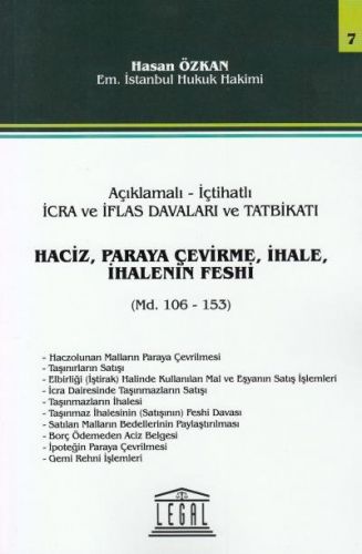 Haciz, Paraya Çevirme, İhale, İhalenin Feshi Seri 7 - Hasan Özkan