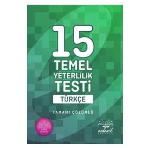 YKS TYT Türkçe Tamamı Çözümlü 15 Deneme Endemik Yayınları