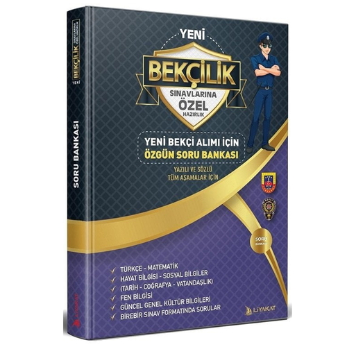 Bekçilik Sınavları Özel Hazırlık Özgün Soru Bankası Liyakat Yayınları