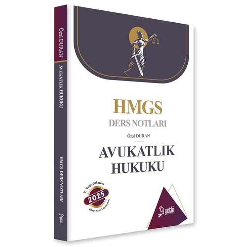 HMGS Ders Notları Avukatlık Hukuku Yetki Yayınları 2025