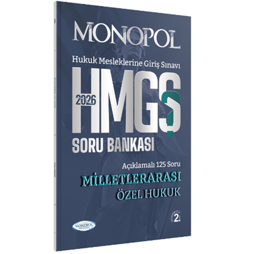 HMGS Milletlerarası Özel Hukuk Soru Bankası Monopol Yayınları 2026