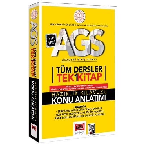 MEB AGS Tüm Dersler Tek Kitap Hazırlık Kılavuzu Konu Anlatımı Yargı Yayınları 2025