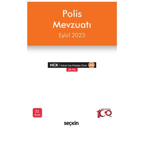 Polis Mevzuatı - Seçkin Yayınevi Kanun Metinleri Eylül 2023