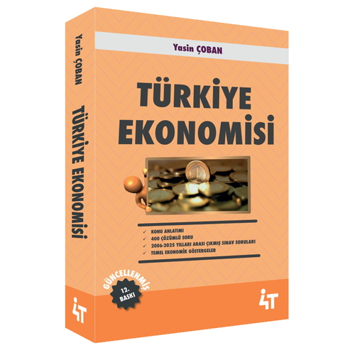 Türkiye Ekonomisi Konu Anlatımlı - Yasin Çoban 4T Yayınevi 2025