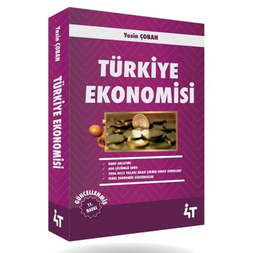 Türkiye Ekonomisi Konu Anlatımlı - Yasin Çoban 4T Yayınevi 2024