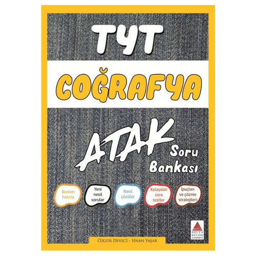 YKS TYT Coğrafya Atak Soru Bankası Delta Kültür Yayınları