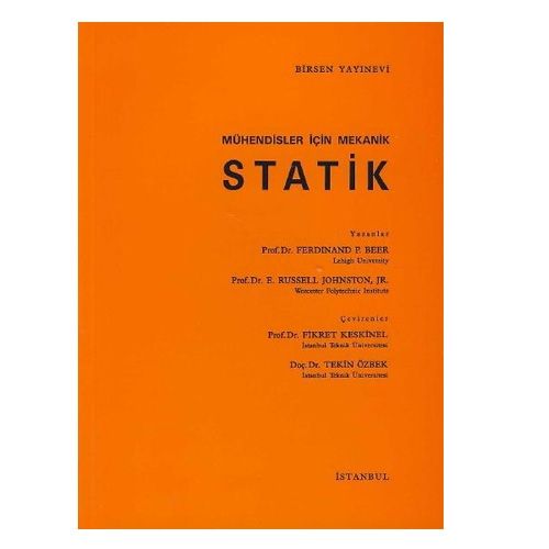 Mühendisler İçin Mekanik Statik - Ferdinand P. Beer, E. Russel Johnston