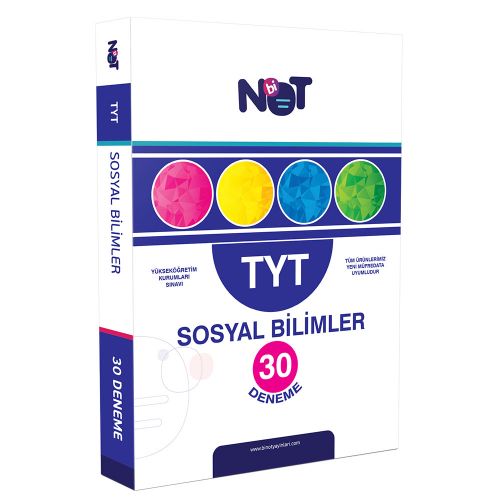 YKS TYT Sosyal Bilimler 30 Deneme Binot Yayınları