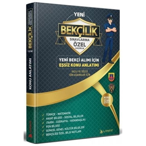 Bekçilik Sınavları Özel Hazırlık Konu Anlatımı Liyakat Yayınları