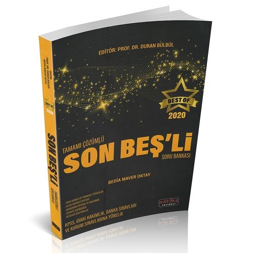 BEST OF Son Beşli Tamamı Çözümlü Soru Bankası Savaş Yayınları 2020