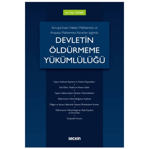 Devletin Öldürmeme Yükümlülüğü - İrfan Tüner