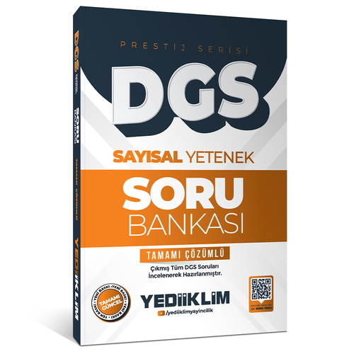 DGS Sayısal Yetenek Tamamı Çözümlü Soru Bankası Yediiklim Yayınları 2026