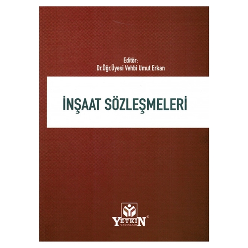 İnşaat Sözleşmeleri - Vehbi Umut Erkan