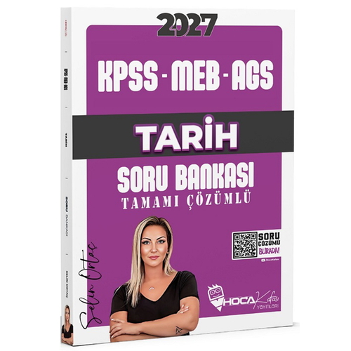 KPSS MEB-AGS Tarih Soru Bankası Tamamı Çözümlü Hoca Kafası Yayınları 2027