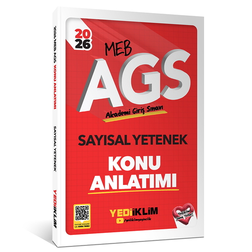 MEB AGS Sayısal Yetenek Konu Anlatımı Yediiklim Yayınları 2026
