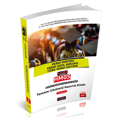 Savaş Akademi HMGS Vergi Hukuku Vergi Usul Hukuku TVS Tamamı Çözümlü Hazırlık Kitabı Savaş Yayınları 2026