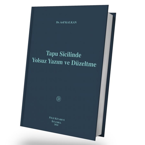 Tapu Sicilinde Yolsuz Yazım ve Düzeltme - Arif Kalkan