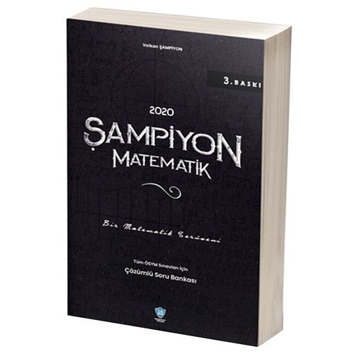 Tüm Sınavlar İçin Şampiyon Matematik Tamamı Çözümlü Soru Bankası Sorubankası.net Yayınları 2020