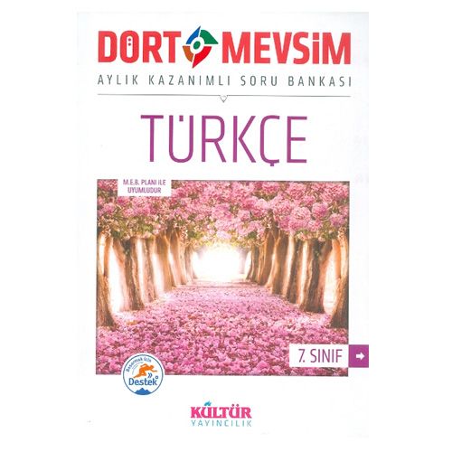 7. Sınıf Türkçe Soru Bankası Kültür Yayınları