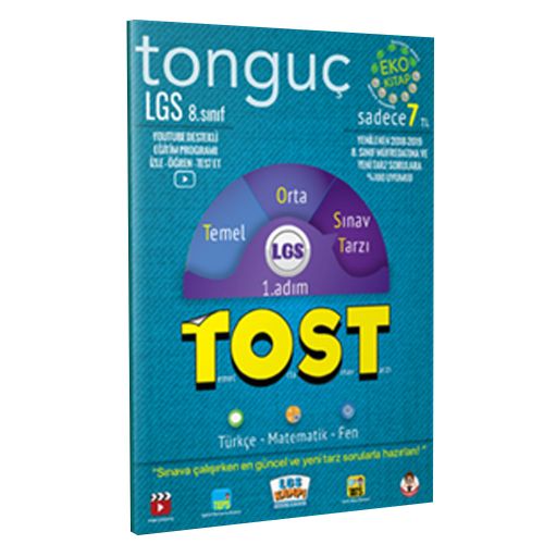 8. Sınıf LGS TOST 1. Adım Tonguç Akademi Yayınları