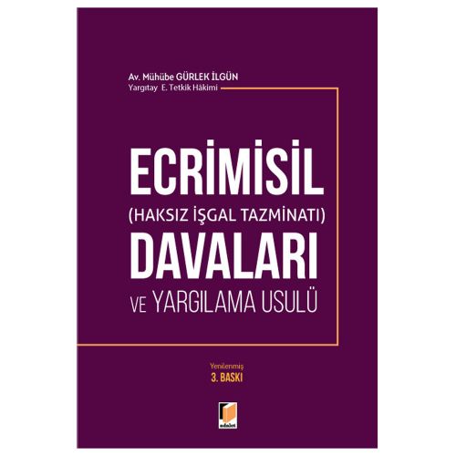 Ecrimisil Davaları ve Yargılama Usulü - Mühübe Gürlek İlgün