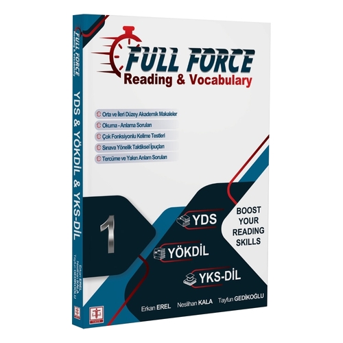 Full Force Reading & Vocabulary 1 - Tayfun Gedikoğlu, Erkan Erel, Neslihan Kala