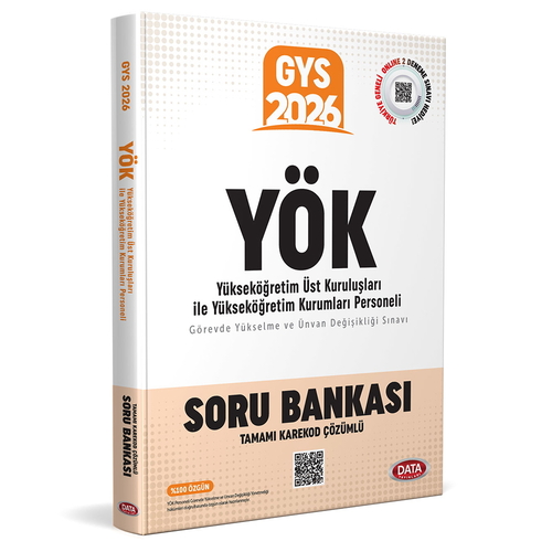 GYS YÖK Üst Kuruluşları ile YÖK Personeli Karekod Çözümlü Soru Bankası Data Yayınları 2026