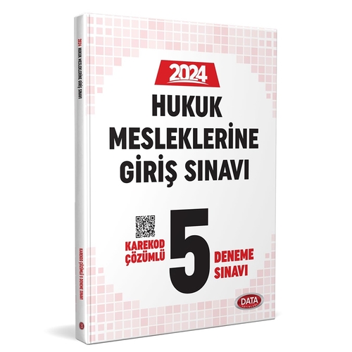 Hukuk Mesleklerine Giriş Sınavı 5 Deneme Sınavı Karekod Çözümlü Data Yayınları 2024