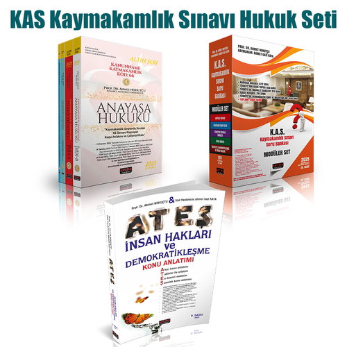 Kaymakamlık Sınavlarına Hazırlık Hukuk Seti 2025