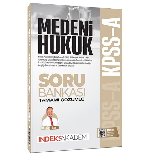 KPSS A Grubu Medeni Hukuk Soru Bankası Tamamı Çözümlü İndeks Akademi 2027