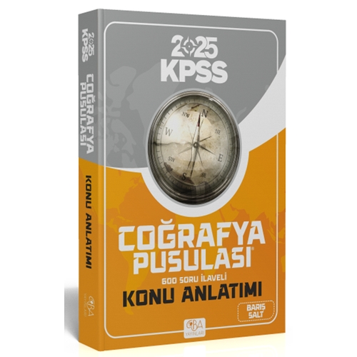 KPSS Coğrafyanın Pusulası Konu Anlatımlı CBA Yayınları 2025