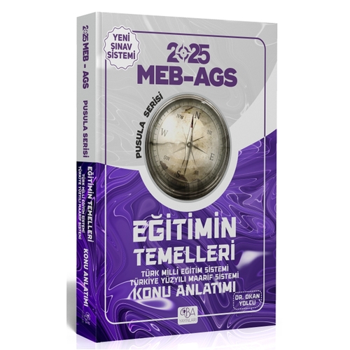 MEB AGS Pusula Serisi Eğitimin Temelleri Konu Anlatımı CBA Yayınları 2025