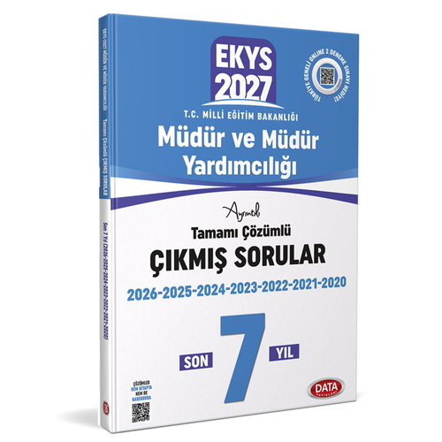MEB EKYS Müdür ve Müdür Yardımcılığı 7 Yıl Çıkmış Sorular ve Çözümleri Data Yayınları 2027