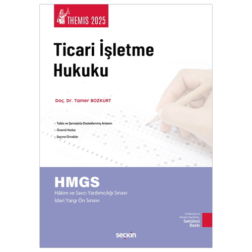 THEMIS Ticari İşletme Hukuku Konu Kitabı Ticaret Hukuku Cilt I - Tamer Bozkurt 2025