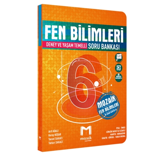 6. Sınıf Fen Bilimleri Soru Bankası Mozaik Yayınları