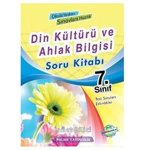 7. Sınıf Din Kültürü ve Ahlak Bilgisi Soru Kitabı Palme Yayınları
