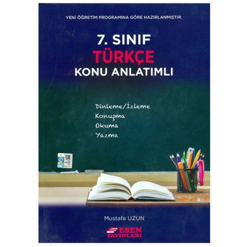 7. Sınıf Türkçe Konu Anlatımlı Esen Yayınları