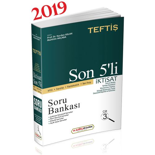 TEFTİŞ KPSS İktisat Cilt 3 Son 5\'li Soru Bankası - Nurdan Aslan, Muhittin Akçaba 2019