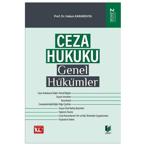 Ceza Hukuku Genel Hükümler - Hakan Karakehya