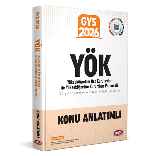 GYS YÖK Üst Kuruluşları ile YÖK Personeli Konu Anlatımlı Data Yayınları 2026