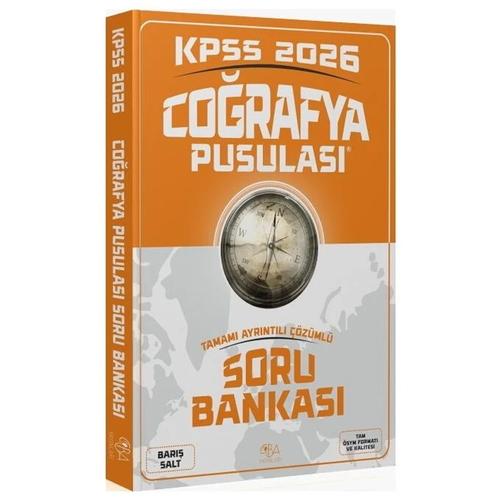 KPSS Coğrafya Pusulası Soru Bankası CBA Yayınları 2026