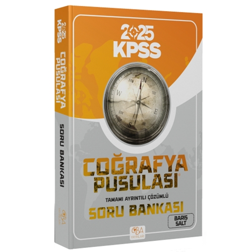 KPSS Coğrafya Pusulası Soru Bankası CBA Yayınları 2025
